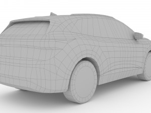 Volkswagen ID4 2021 3D Model