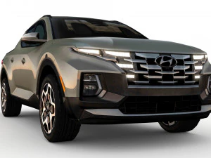 Hyundai Santa Cruz 2022 3D Model