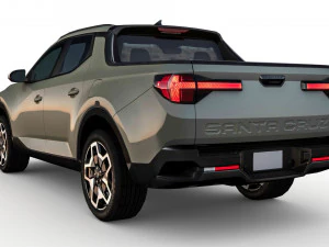 Hyundai Santa Cruz 2022 3D Model