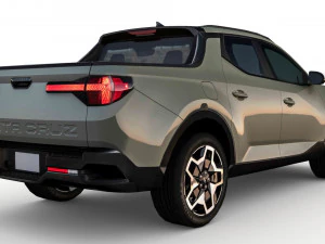 Hyundai Santa Cruz 2022 3D Model