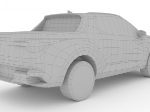 Hyundai Santa Cruz 2022 Modelo 3D