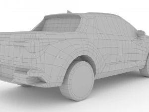 Hyundai Santa Cruz 2022 3D Model