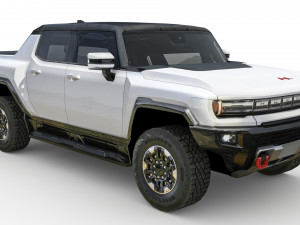 GMC Hummer EV Pickup 2022 3D Model