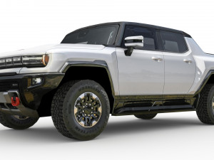 GMC Hummer EV Pickup 2022 3D मॉडल