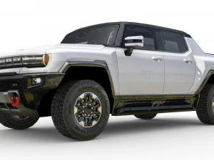 GMC Hummer EV Pickup 2022 3D Model
