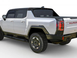 GMC Hummer EV Pickup 2022 3D Model