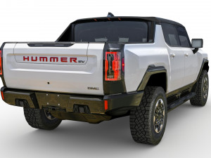GMC Hummer EV Pickup 2022 3D मॉडल