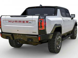 GMC Hummer EV Pickup 2022 3D Model