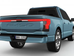 Ford-F150 Fulmine 2024 Modello 3D