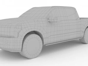 Ford-F150 Fulmine 2024 Modello 3D