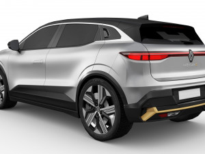 Renault Megane E-Tech 2024 3D 模型