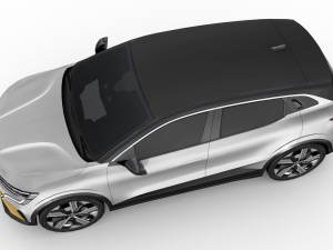 Renault Megane E-Tech 2024 3D 模型