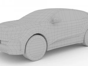 Renault Megane E-Tech 2024 3D Model