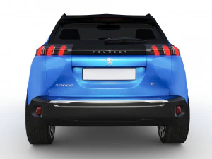 Peugeot e-2008 2023 3D Model