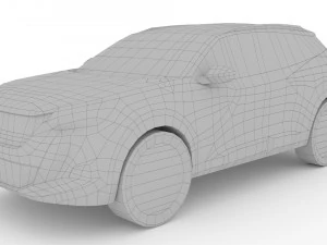 Peugeot e-2008 2023 3D Model