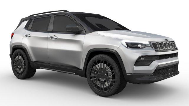 Jeep Compass 2023 3D Model .c4d .max .obj .3ds .fbx .stl .blend