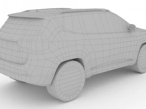 Jeep Bussola 2023 Modello 3D