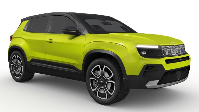 Jeep Avenger 2023 Modello 3D .c4d .max .obj .3ds .fbx .stl .blend 