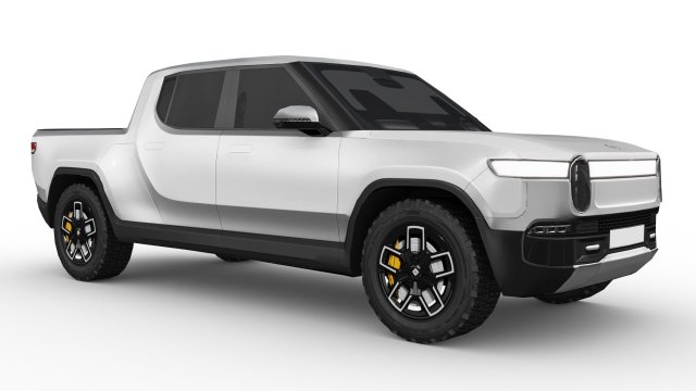 Rivian-R1T 2023 Modelo 3D .c4d .max .obj .3ds .fbx .stl .blend 