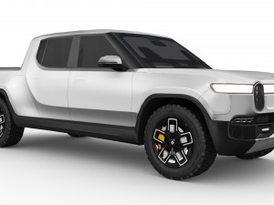 Rivian-R1T 2023 3D Model