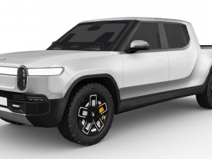 Rivian-R1T 2023 Modelo 3D