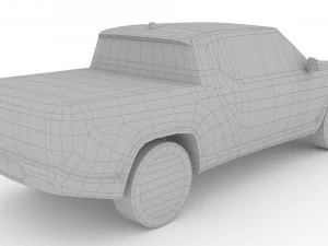 Rivian-R1T 2023 3D Model