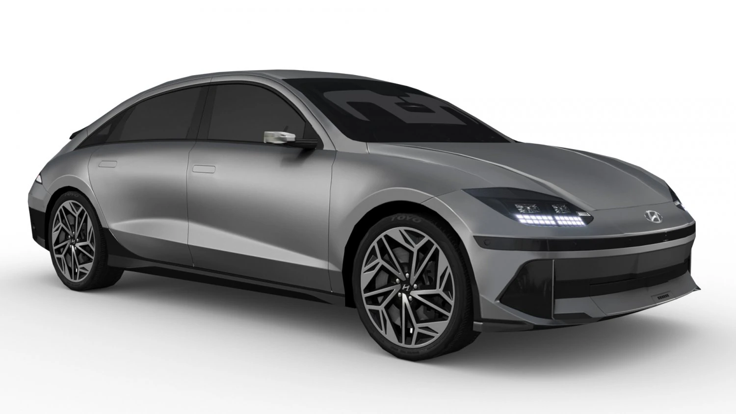Hyundai Ioniq 6 2023 3D Model .c4d .max .obj .3ds .fbx .stl .blend 