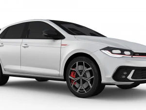 VolkswagenPoloGTI2023 Modello 3D
