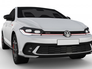 Volkswagen Polo GTI 2023 Model 3D