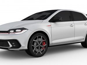 Volkswagen Polo GTI 2023 Model 3D
