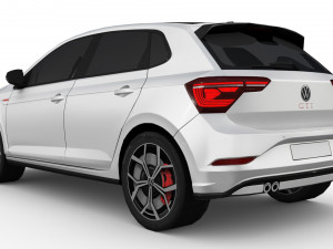 Volkswagen Polo GTI 2023 Model 3D