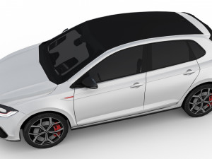 Volkswagen Polo GTI 2023 Model 3D