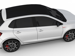 Volkswagen Polo GTI 2023 Model 3D