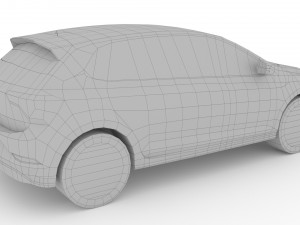 Volkswagen Polo GTI 2023 Model 3D