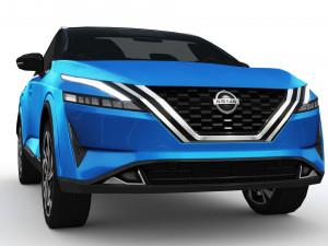 Nissan Qashqai 2022 Model 3D
