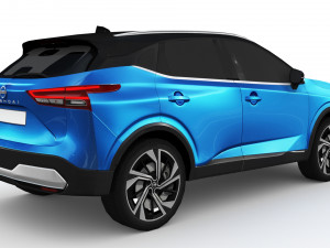 Nissan Qashqai 2022 Model 3D