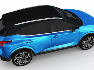 Nissan Qashqai 2022 Model 3D