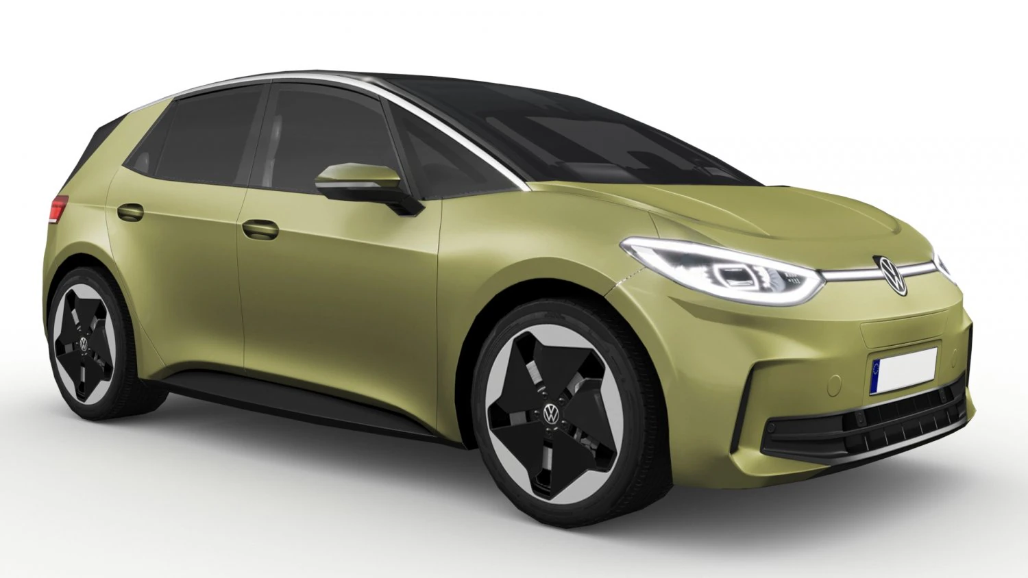 Volkswagen ID3 2024 3D Model .c4d .max .obj .3ds .fbx .stl .blend 