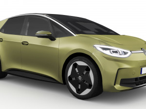 Volkswagen ID3 2024 3D 模型