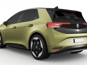 Volkswagen ID3 2024 3D Model
