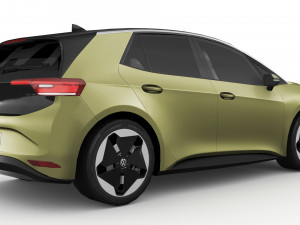 Volkswagen ID3 2024 3D Model