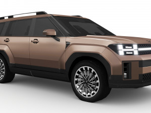 Hyundai Santa Fe 2024 3D Model