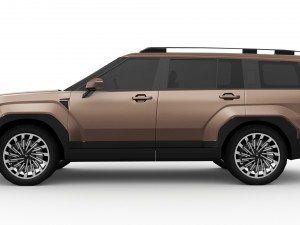 Hyundai Santa Fe 2024 Model 3D