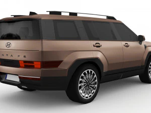 Hyundai Santa Fe 2024 Modello 3D