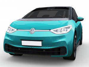 Volkswagen ID3 2020 Modelo 3D