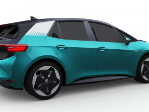 VolkswagenID32020 Modello 3D