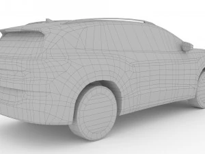 Volkswagen ID6 2023 3D Model