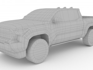 Toyota Tacoma 2024 3D Model