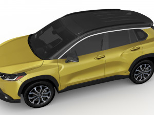 Toyota Corolla Cross Hybrid 2023 Modèle 3D