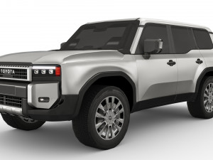 Toyota Land Cruiser 250 Prado 2024 Model 3D